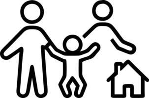 Family enjoying a day at home with pets playing plain background copy space on left Set 2 vector