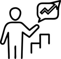 Executive discussing growth opportunities with partners Set 6 vector