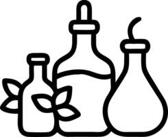 Essential oils bottle set Set A vector