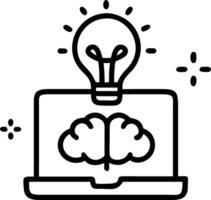 Entrepreneur brainstorming innovative ideas on bokeh digital art background Set A vector