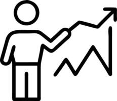 Entrepreneur analyzing market trends for business expansion Set 7 vector