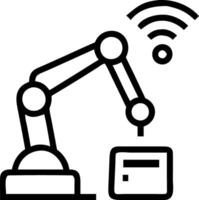 Engineer monitoring automated material handling system in smart factory Set A vector