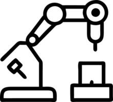 Engineer designing automated quality control system in modern manufacturing plant Set A vector
