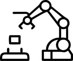 Engineer designing automated quality control system in modern manufacturing plant Set A2 vector