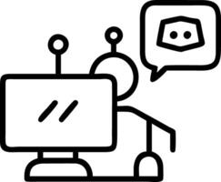 Engineer coding AI automation software at computer Set A vector