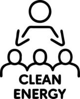 Employees participating in a clean energy workshop Set 2 vector