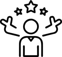 employee evaluation and skills and weaknesses vector