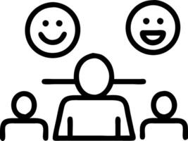 employee evaluation and skills and weaknesses Set 2 vector