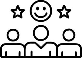 employee evaluation and review and strengths Set 2 vector