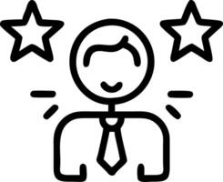 employee evaluation and goals and weaknesses Set 4 vector