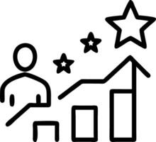 employee evaluation and goals and development Set 3 vector
