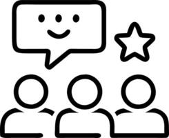 employee evaluation and feedback and weaknesses Set 2 vector