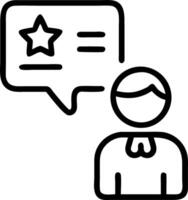 employee evaluation and feedback and development vector