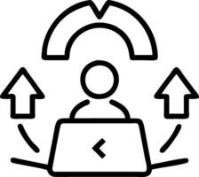 Emergency response team using cyber tools with copy space Set A vector
