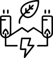 Eco friendly manufacturing team using renewable energy in production with copy space Set A vector