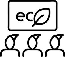 Eco friendly event planning team organizing sustainable conferences with copy space Set A vector
