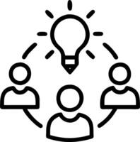Diverse team brainstorming in industrial setting Set A vector