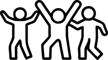 Diverse neighbors having block party with copy space Set A vector