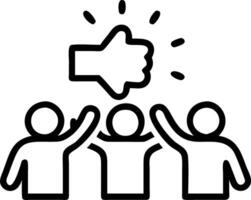 Diverse team laughing while solving puzzle in open office copy space below vector