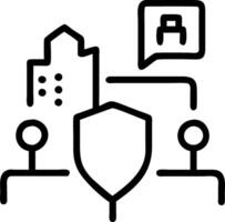 Developers creating secure city apps with copy space Set A vector