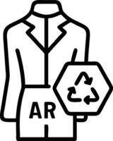 Designer creating upcycled fashion collection Set 2 vector