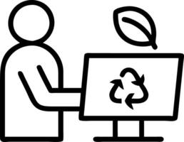 Designer creating eco friendly packaging solutions Set 3 vector