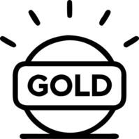 Dark background with single shining gold coin Set A vector