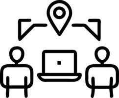 Delivery team planning routes and budgets Set A vector