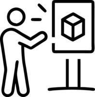 Customer using interactive holographic display in store with copy space Set A vector