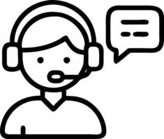 Customer support agent resolving issue via live chat Set 3 vector