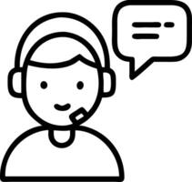 Customer support agent resolving issue via live chat Set 2 vector