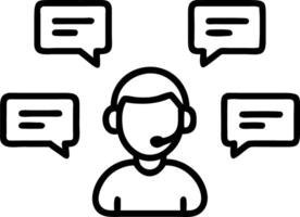 Customer Service Representative Handling Inquiries concept 3D simple business Flat Illustrationas as A customer service representative handles inquiries at a bank providing informa Set A2 vector