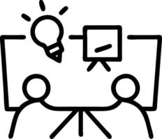 Creative team using whiteboards for ideas soft abstract background copy space on left vector
