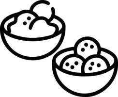 Culinary traditions for New Year Set 2 vector