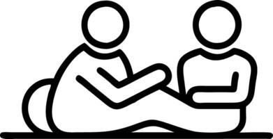 Couple enjoying a relaxing spa session at home copy space on right Set A vector