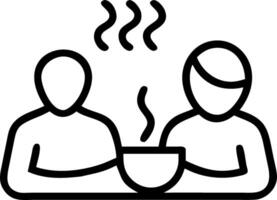Couple enjoying a relaxing aromatherapy session on glossy background copy space on left Set A2 vector