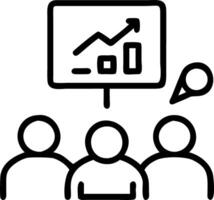 Corporate team strategizing with charts in a plain office copy space on left Set A vector
