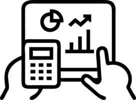 Close up portrait of logistics analyst using financial tools Set A vector
