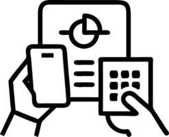 Close up portrait of logistics manager with financial documents Set A2 vector