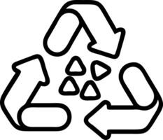 Close up of recycled plastic pellets Set 2 vector