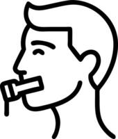 Close up of man shaving with soft abstract elements copy space below Set A vector