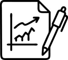 Close up of green financial graphs on recycled paper with eco friendly pen Set A vector