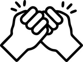 Close up of clasped hands symbolizing support in mental health journey Set A vector