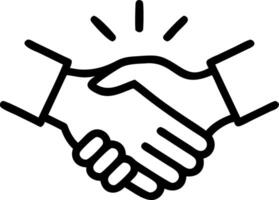 Close up of an entrepreneurs hand shaking with a partner Set 2 vector