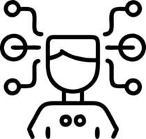 Close up of an IT specialist integrating customer data systems vector