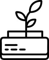 Close up of a seedling growing atop a stack of credit cards with copy space Set A vector