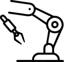 Close up of a surgeons hand operating with AI assisted robotic instruments Set 2 vector