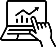 Close up of a professionals hand typing on a laptop keyboard Set 3 vector