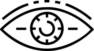 Close up of a person eye reflecting a virtual reality interface symbolizing immersion in tech Set A vector