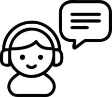 Close up of a customer support agent resolving an issue via live chat Set 2 vector